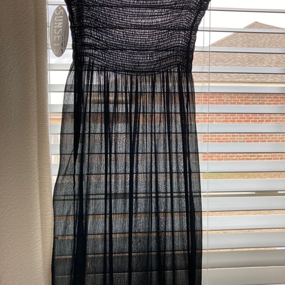 Sunset Black Onyx Dress Sheer New with tags one size Retails for $80 - Picture 8 of 9